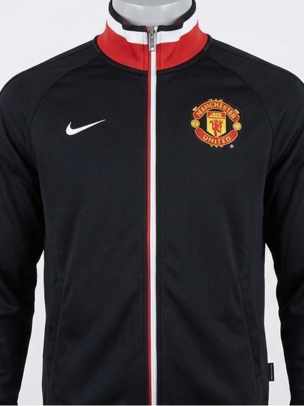 Nike Manchester United 2012/13 N98 Track Jacket Black Red Small